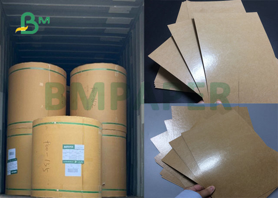 74 x 65.5cm Single PE Coated Kraft Paper 300gsm 350gsm For Lunch food Box