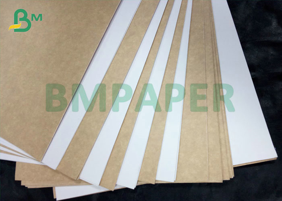 350gsm Printable White Coated Kraft Back Paper For High End Food Packing Box