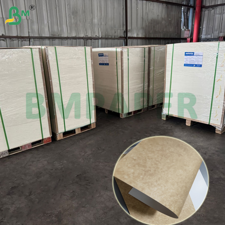 275g CKB Coated Kraft Back Board For Beverage Carrier Good Strength 70 ...