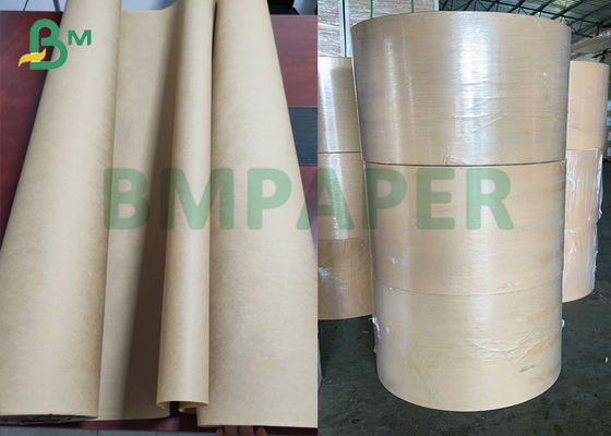 Natural Unbleached Sack Kraft Paper 80gsm 90gsm Strong Stiffness Brown Kraft Paper