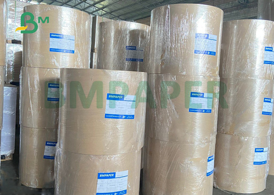 250g 300g Food Grade PE Coating Brown Kraft Paper For French Fries Box