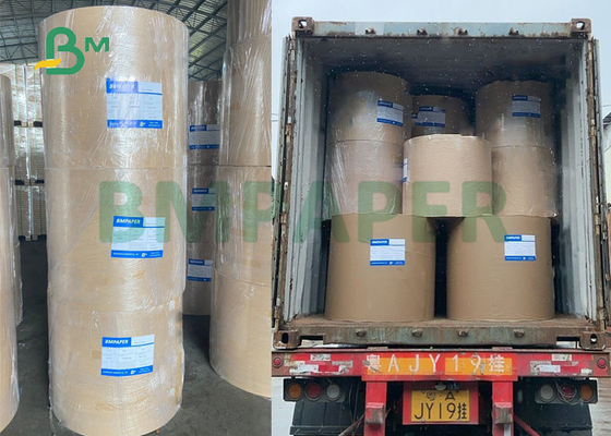 250g 300g Food Grade PE Coating Brown Kraft Paper For French Fries Box