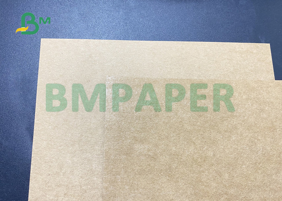 250g 300g Food Grade PE Coating Brown Kraft Paper For French Fries Box