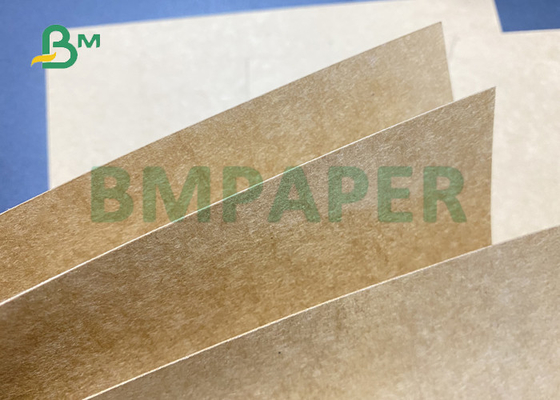 250g 300g Food Grade PE Coating Brown Kraft Paper For French Fries Box