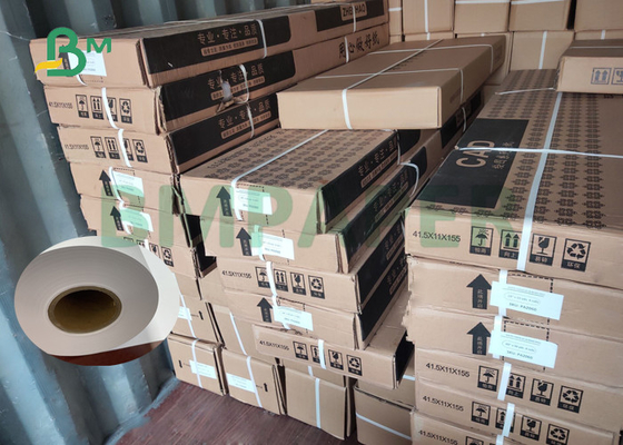 620 * 150m Wide Format Bond Plotter Paper Roll For Engineering Drawing