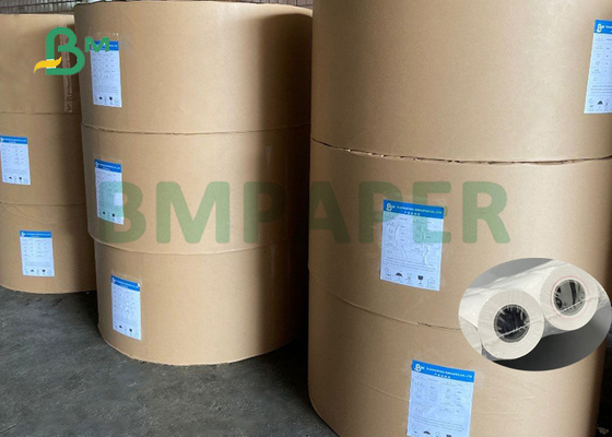 48g 80g Customized Thermal Sticker Paper Roll For Express Label Super Sticky