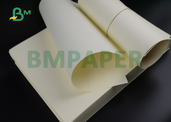 Comfortable Reading 80g 100g 120g Yellowish Bulky Book Paper For Book Publication