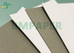 0.8mm To 3mm Thick Cardboard White Laminated grey back Duplex Board Sheets