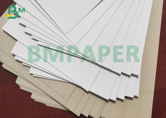 300gr Top Layer White Glossy Coated Paper Grey Back For Pharmacurtical Use