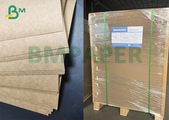 Food Safe Packaging Natural Brown Kraft Paper 300gsm Takeaway Boxes