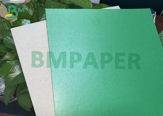 2mm Green Lacquered Cartons C1S Grey Cardboard Stiffness Offset Paper