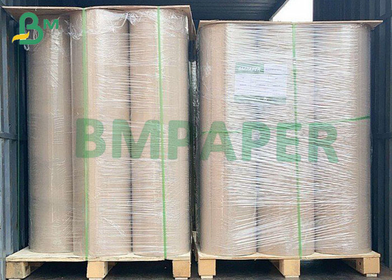 70 - 120gsm brown craft paper roll for packing bag - pure wood pulp