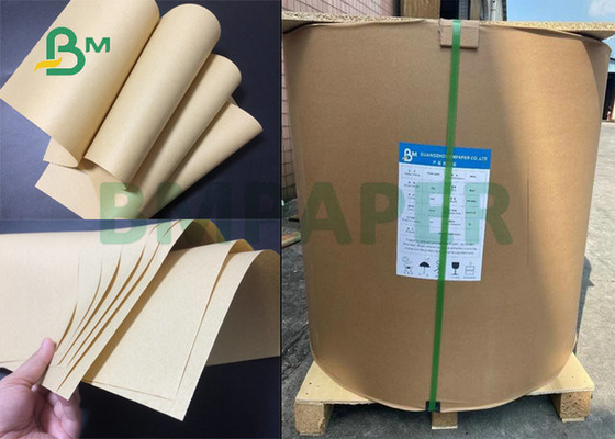 40gsm 50gsm 60gsm Food Grade Brown Kraft Paper Jumbol Roll Wide 40&quot; x 100ft For Package