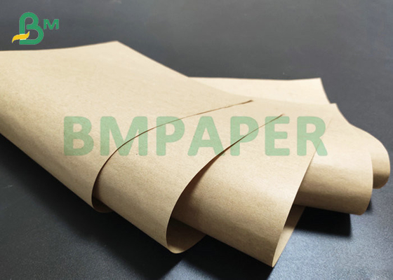 Small 40gsm 50gsm BKP Brown Kraft Paper 50mm 68mm Wide For Packaging