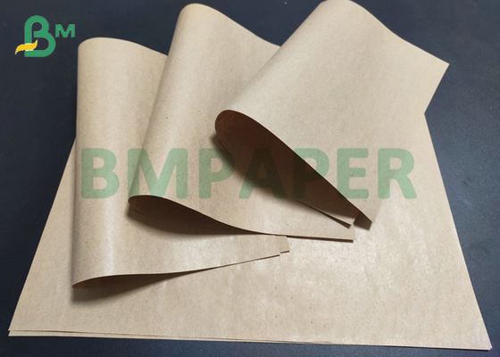 Small 40gsm 50gsm BKP Brown Kraft Paper 50mm 68mm Wide For Packaging