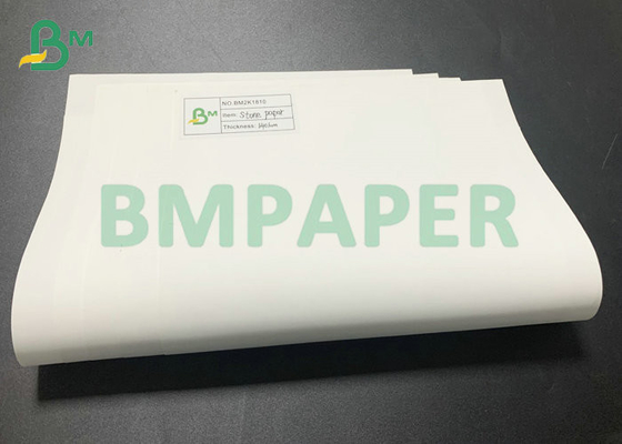 300g 350g Tear Resistance White Stone Paper For Notebook Jumbo Roll