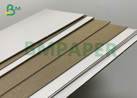 1200gsm Couche Duplex Thick Board Sheet White Gray One Side Coated