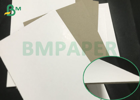 Recycled Pulp 0.8mm To 3mm Thick White / Black Laminated Grey Paperboard sheets