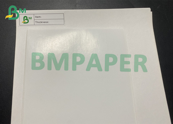 80gsm White Cast Coated Self Adhensive Paper Clear Printing Label Paper