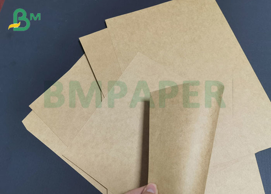 Virgin Pulp 125gsm To 450gsm Natural Brown Color Kraft Paper Board 64 * 79cm