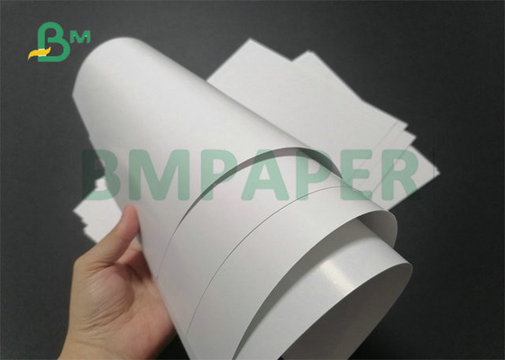 70LB 80LB Grain Long Premium Gloss Text Paper For Making Adhesive Stickers