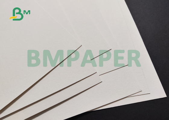 0.7MM 0.9MM Bleached White Uncoated Paper For Food Fresh Card 450 x 630mm