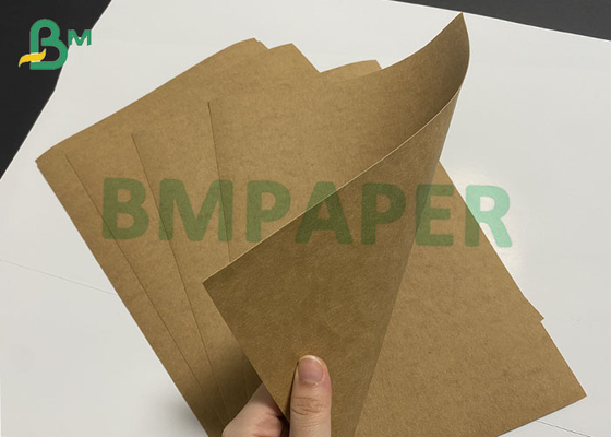 0.55mm 0.6mm Light Brown Washable Kraft Paper Fabric Roll 150cm Width