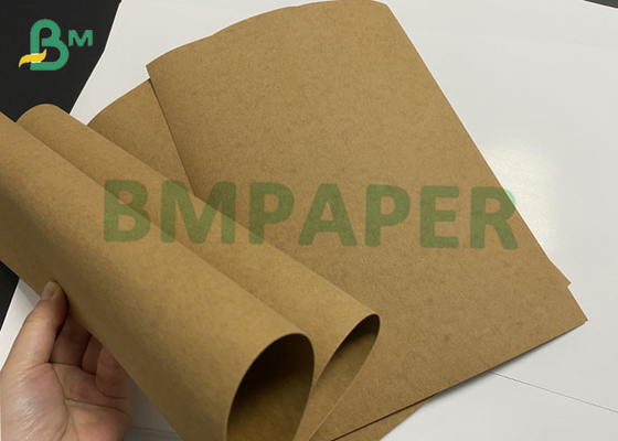 0.55mm 0.6mm Light Brown Washable Kraft Paper Fabric Roll 150cm Width