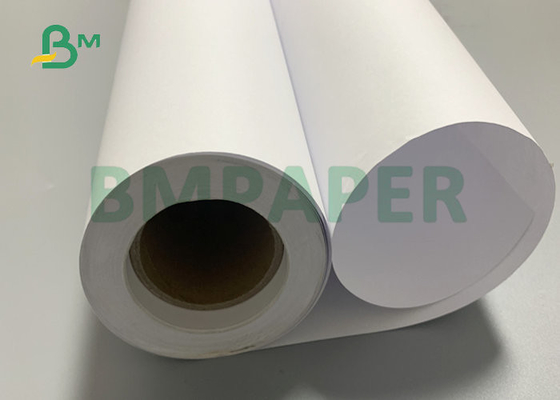 20LB White Bond Paper 24'' 30'' 36'' Engineering Paper 300gt 500ft Length 3'' Core