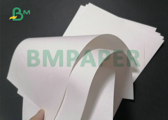 24 x 35inch Recycled Food Grade White Kraft Paper Roll For Air Paper Cup 120gsm 140gsm