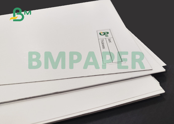 128gsm Bright White Satin C2S Paper For Brochures 25 x 38 inch High Stiffness