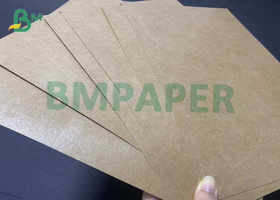 PE Coated Kraft Paper 200gsm 225gsm + 15pe For Lunch Plates High stiffness