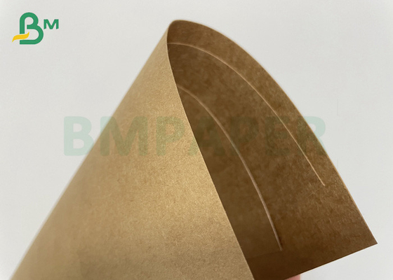 Folding Resistance Virgin Brown Kraft Paper With 100% Wood pulp