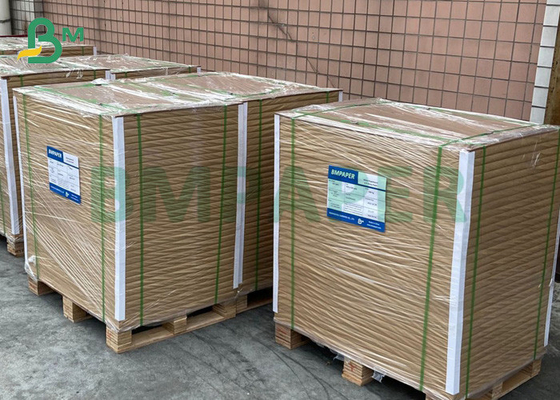 Folding Resistance Virgin Brown Kraft Paper With 100% Wood pulp