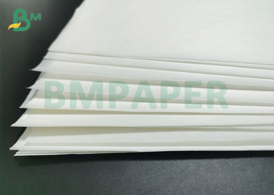 45g + 15g  PE Glossy Coated Food Grade White Kraft Paper For Burger Packing