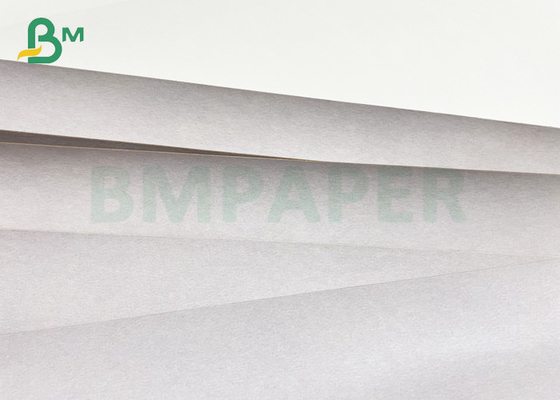 0.55MM Washable Brown And White Kraft Paper Fabric With Roll Packaging