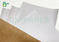 0.55MM Washable Brown And White Kraft Paper Fabric With Roll Packaging