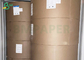 0.55MM Washable Brown And White Kraft Paper Fabric With Roll Packaging