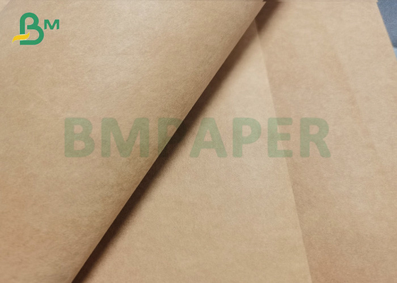 0.7mm Washable Brown Kraft Paper Fabric For Tote Bags In Roll