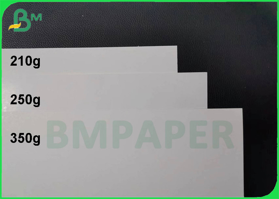 190g - 400g One Side Coated Glossy Folding Resistance of White Cardboard