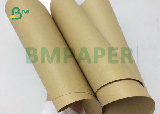 70grams 80grams Brown Kraft Paper Rolls 70cm 100cm Width For Flower Packaging