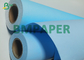 80gsm Double / Single Side Matt Blue CAD Plotter Printing Paper Roll