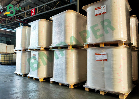 28gsm Food Safe White Paper For Drinking Straw Wrapping 5000m Roll