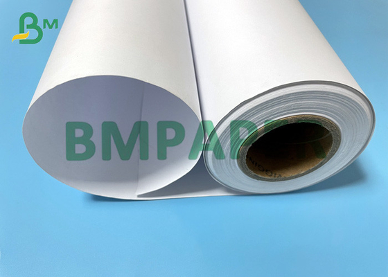 20LB 610mm x 45m Uncoated CAD Inkjet Bond Paper Roll For CAD Plotting