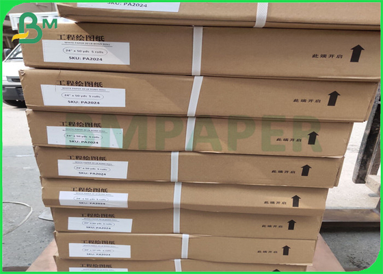 80gsm Two Sides Uncoated Engeinering Paper For Design Description