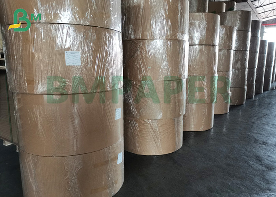 200gsm - 450 Gsm High Stiffness Brown Kraft Paper Rolls For Food Packaging