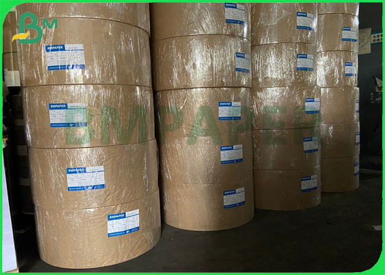 200gsm - 450 Gsm High Stiffness Brown Kraft Paper Rolls For Food Packaging