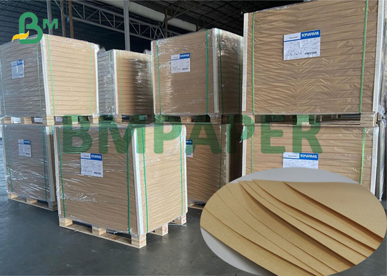 70gsm Unbleached Tape Kraft Paper High Wet Tensile Strength Brown Kraft Paper