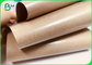 Single Side Poly Coated Brown Kraft Paper Rolls Superior Strength