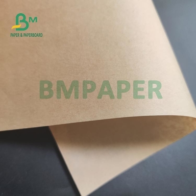 60gsm 70gsm Brown Kraft Paper Roll Bobbin For Food Packaging Bag 40cm 50cm